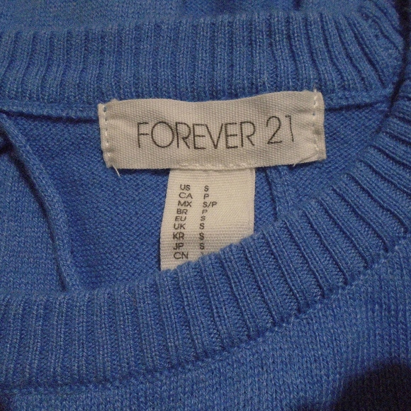 FOREVER 21 Open Back Pullover Sweater S - Picture 4 of 6